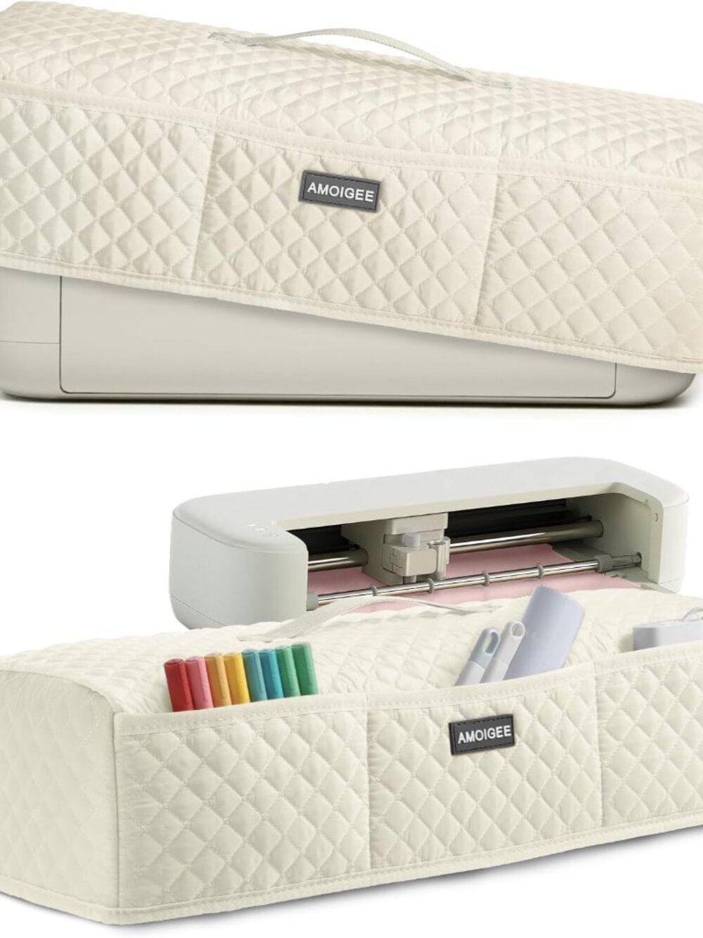 Dust Cover for Latest Cutting Machine Cricutt Explore 5, Quilted Protective Cove